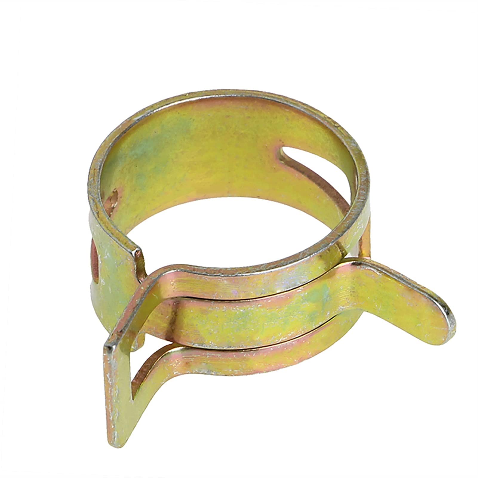 100Pcs 6-22mm Stainless Steel Spring Hose Clamps for Fuel Line, Water Pipe & Air Tube - Automotive, Plumbing & DIY Projects