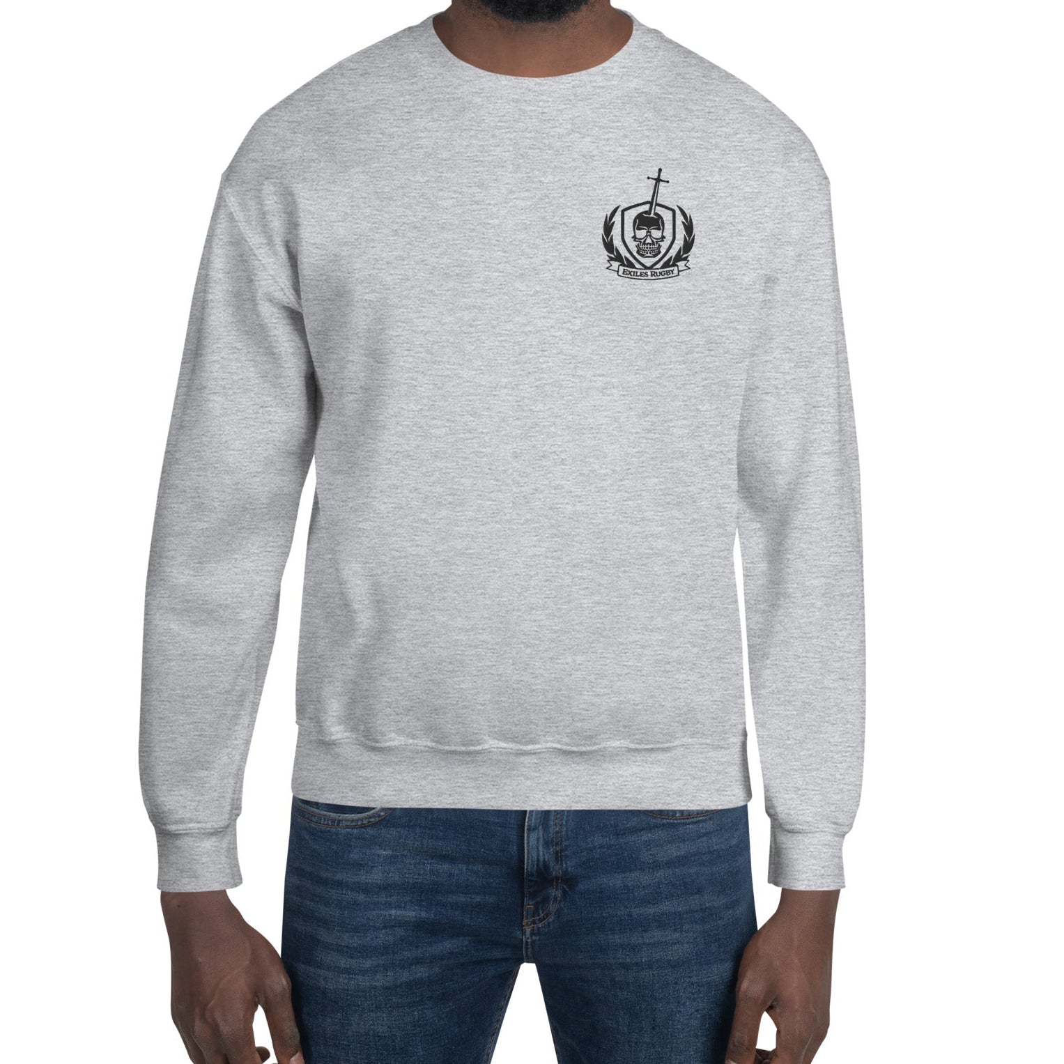 Exiles RFC Unisex Crewneck Sweatshirt - Comfortable Cotton Pullover for Men & Women - Perfect for Casual Wear, Sports & Team Events
