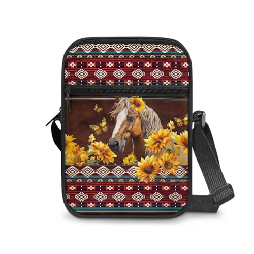 Horse Sunflower Butterfly Aztec Geometric