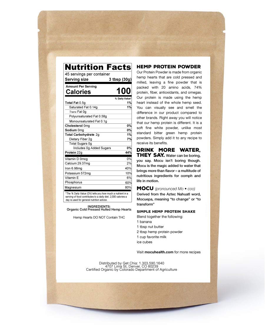 Organic Hemp Heart Protein Powder - 74% Protein, 22g per Serving | Cold Processed, Non-GMO, Gluten-Free | Premium Plant-Based Protein for Smoothies & Baking | 6 lbs (2 x 3 lb Bags) | Ideal for Athletes, Vegans & Healthy Lifestyles
