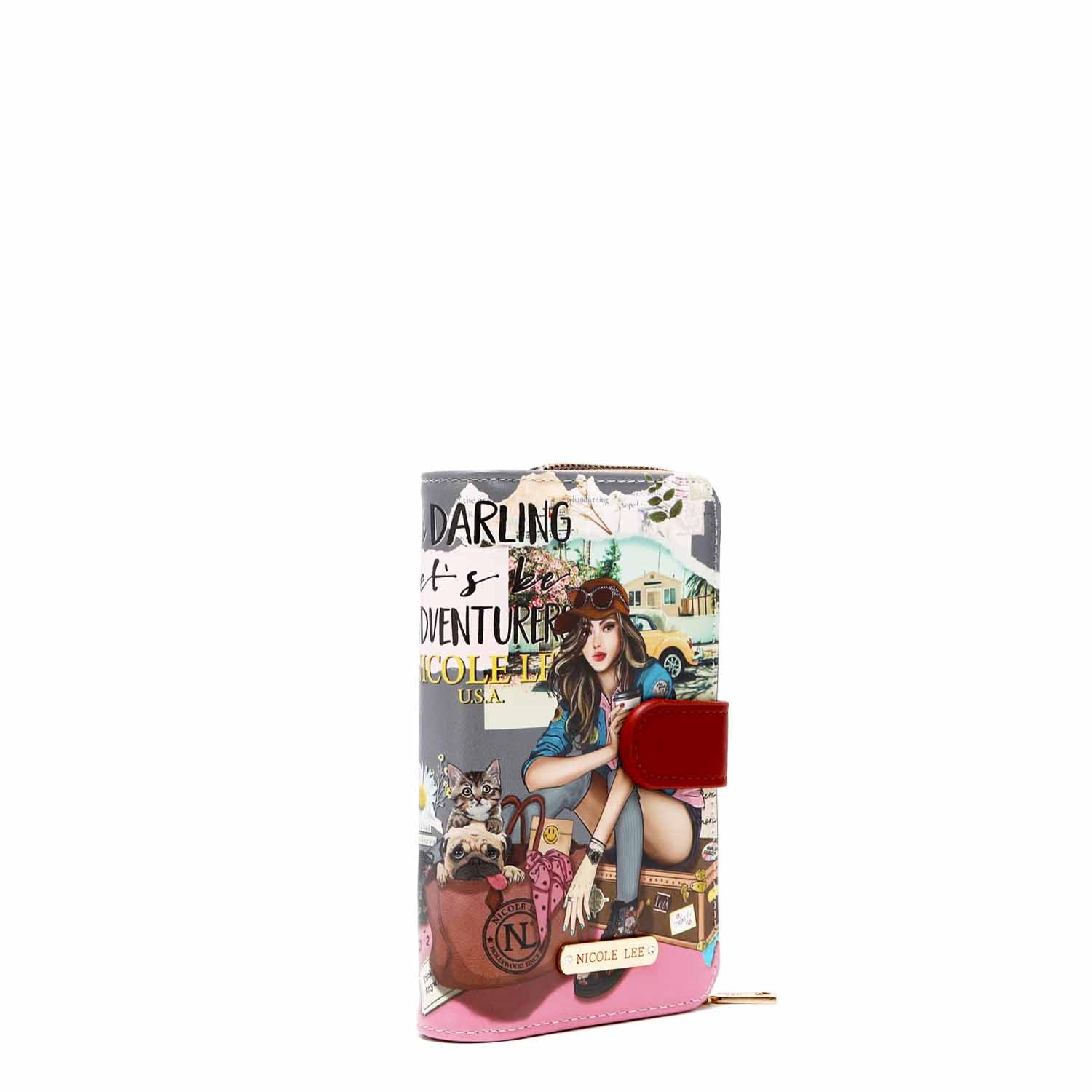 Stylish Trifold Phone Case with Crossbody Wallet - Perfect for Hands-Free Convenience While Shopping, Traveling, or Running Errands