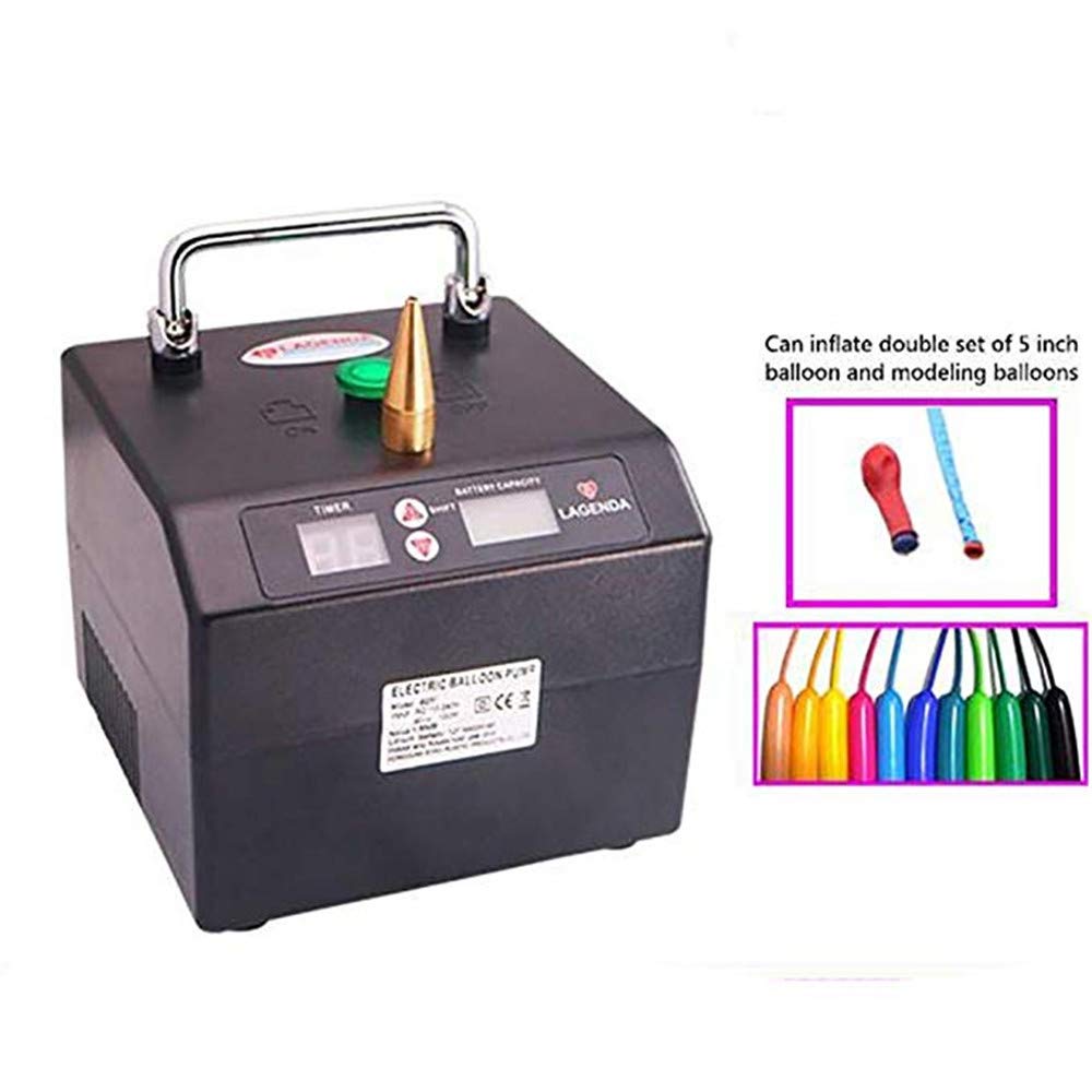 Portable Electric Balloon Inflator Pump with Timer & Rechargeable Battery - Fast Balloon Blower for Party Decorations, Birthday Events, Wedding Supplies & Holiday Celebrations