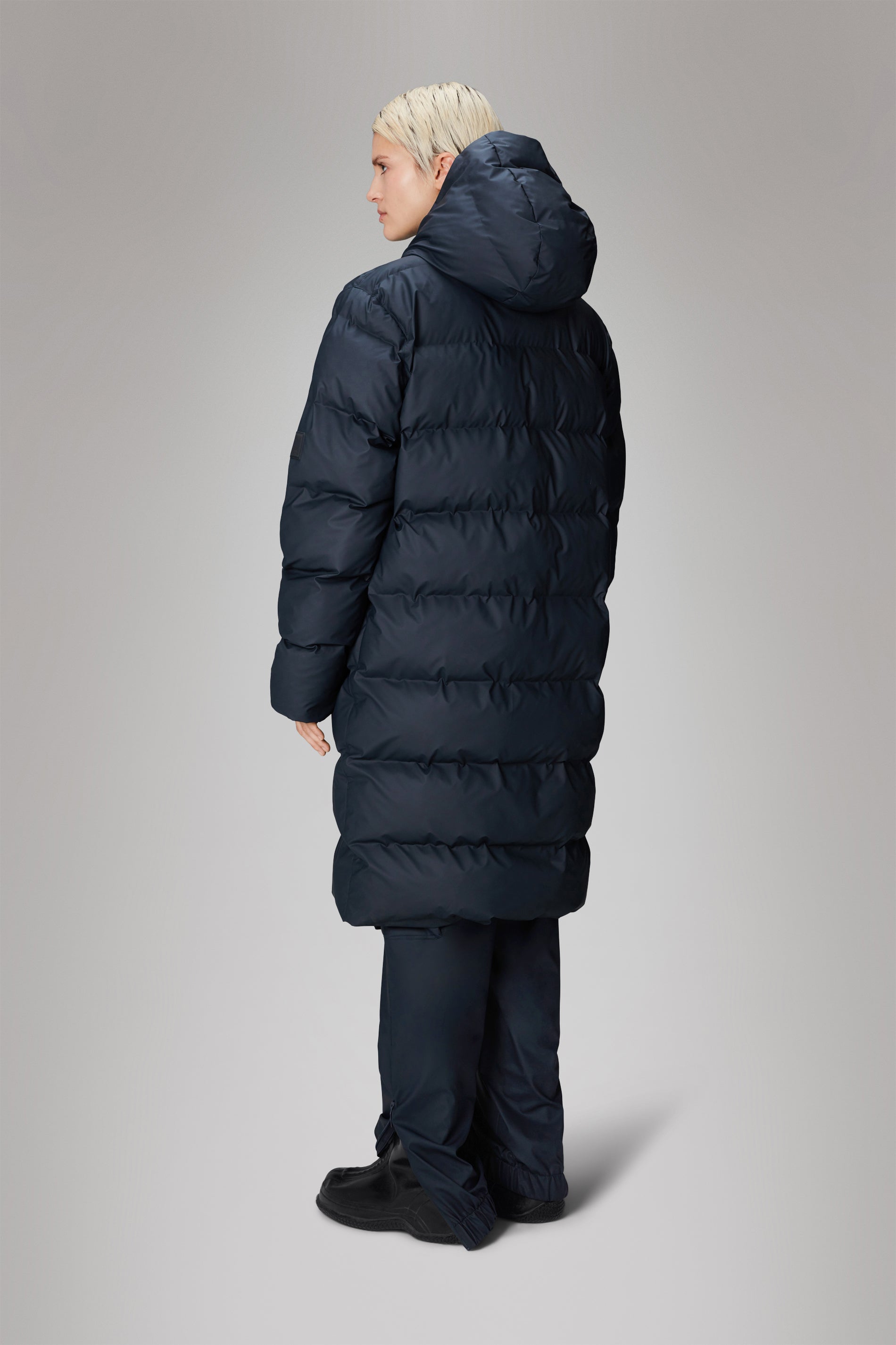 Alta Longer Puffer Jacket for Women - Lightweight Warm Winter Coat with Hood, Waterproof Windproof Down Alternative Jacket for Outdoor Activities, Hiking, and Cold Weather