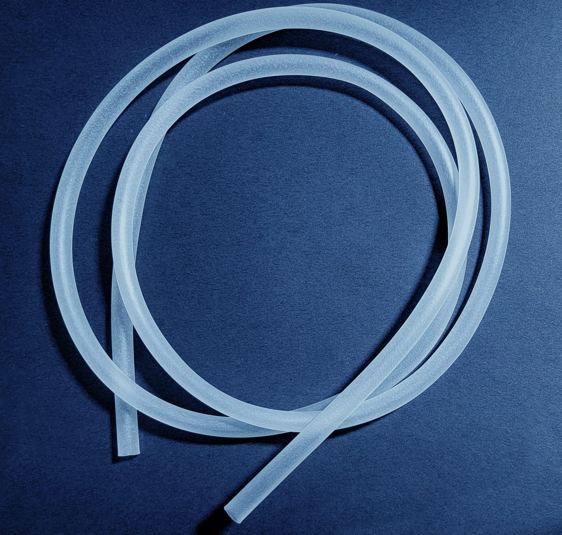 Sonic Dental - 5 Feet Clear Rubber Elastic Tubing - Food Grade Latex-Free Dental Supply (1/4 Inch) - Perfect for Dental Offices, Orthodontic Procedures & Home Oral Care