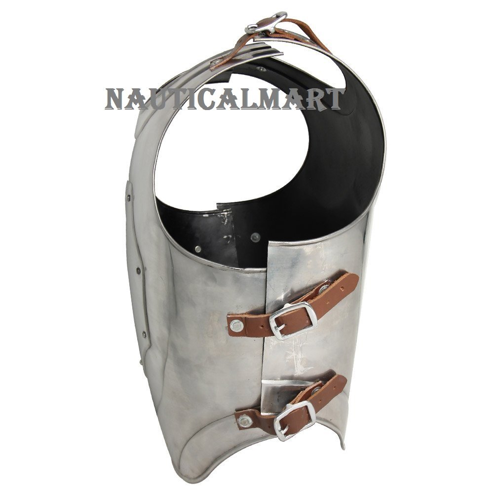 Authentic Medieval Steel Cuirass Body Armor - Handcrafted Knight Armor for LARP, Cosplay & Historical Reenactment | Perfect for Renaissance Fairs, Theater & Collectors