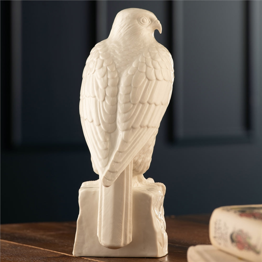 Belleek Classic Hawk Ceramic Collectible - Handcrafted Irish Porcelain Gift for Home Decor, Tea Time & Special Occasions
