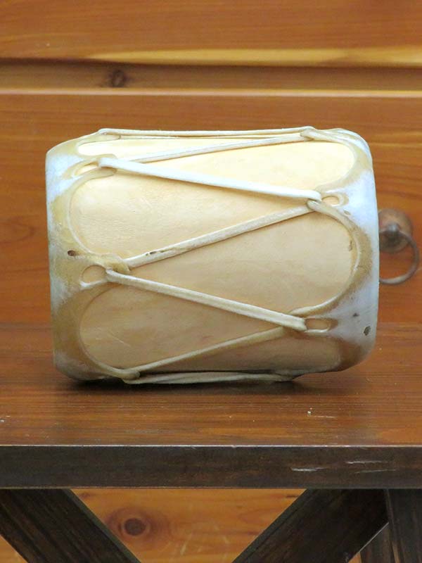 Authentic Native American Handmade Cowhide Wooden Drum - Traditional Powwow Drum for Ceremonies, Music & Home Decor
