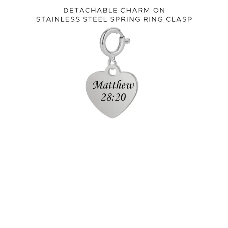 Personalized Engraved Charms with Detachable Clasp - Custom Name Jewelry for Women - Perfect for Gifts, Bracelets & Necklaces - $10.00