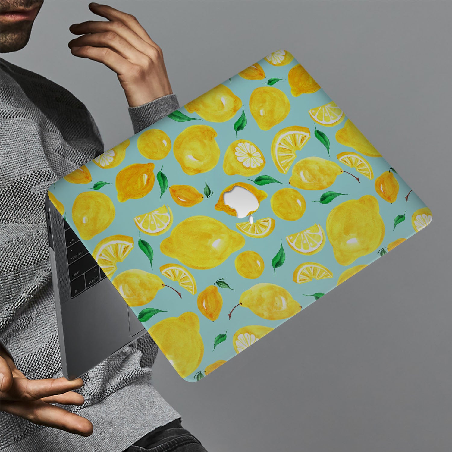 Premium MacBook Pro/Air Protective Case with Fruit Design - Durable & Stylish Cover for Work, School & Travel