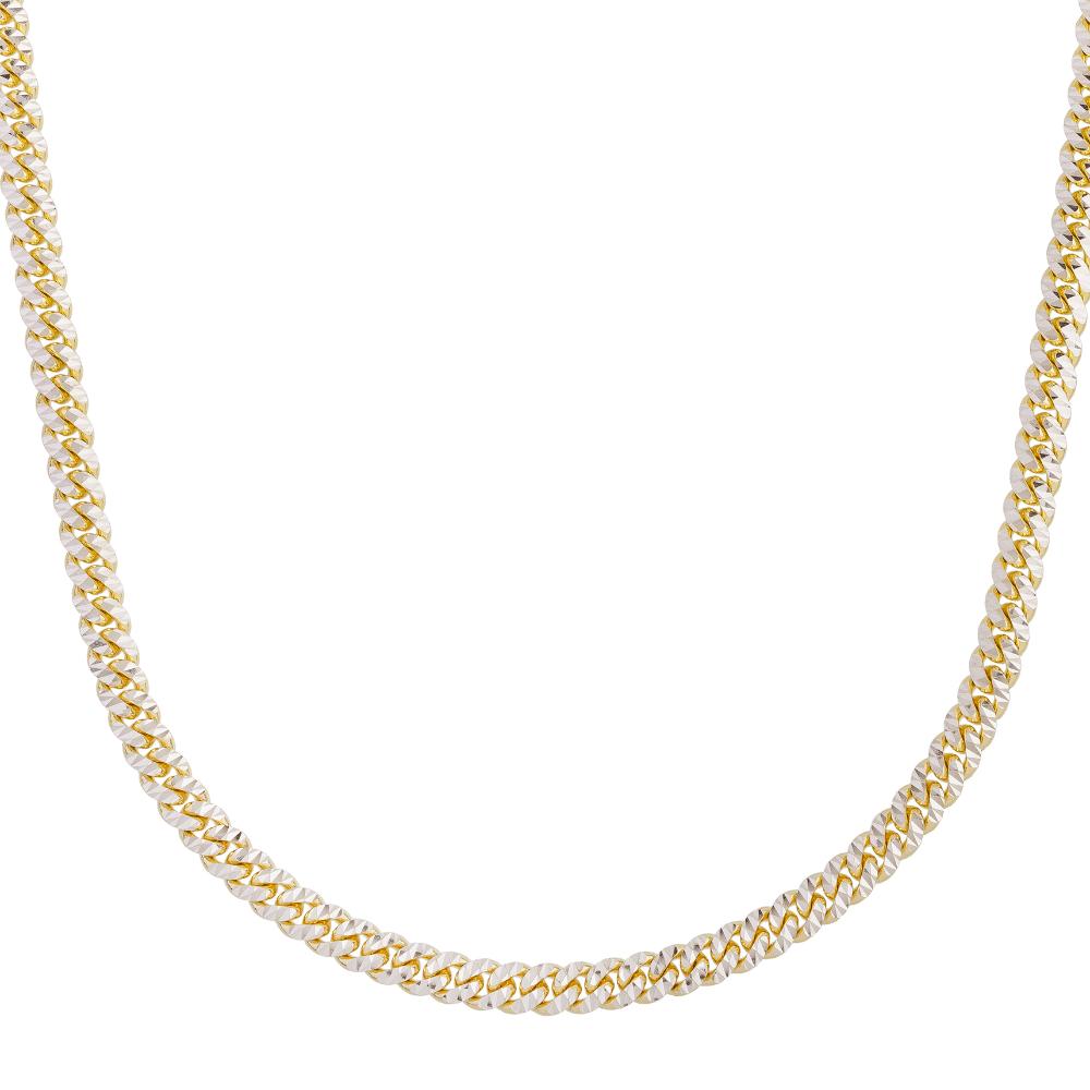 14K Gold 5mm Pave Classic Miami Cuban Chain - Elegant Layered Necklace for Men & Women | Perfect for Parties, Weddings, and Everyday Luxury