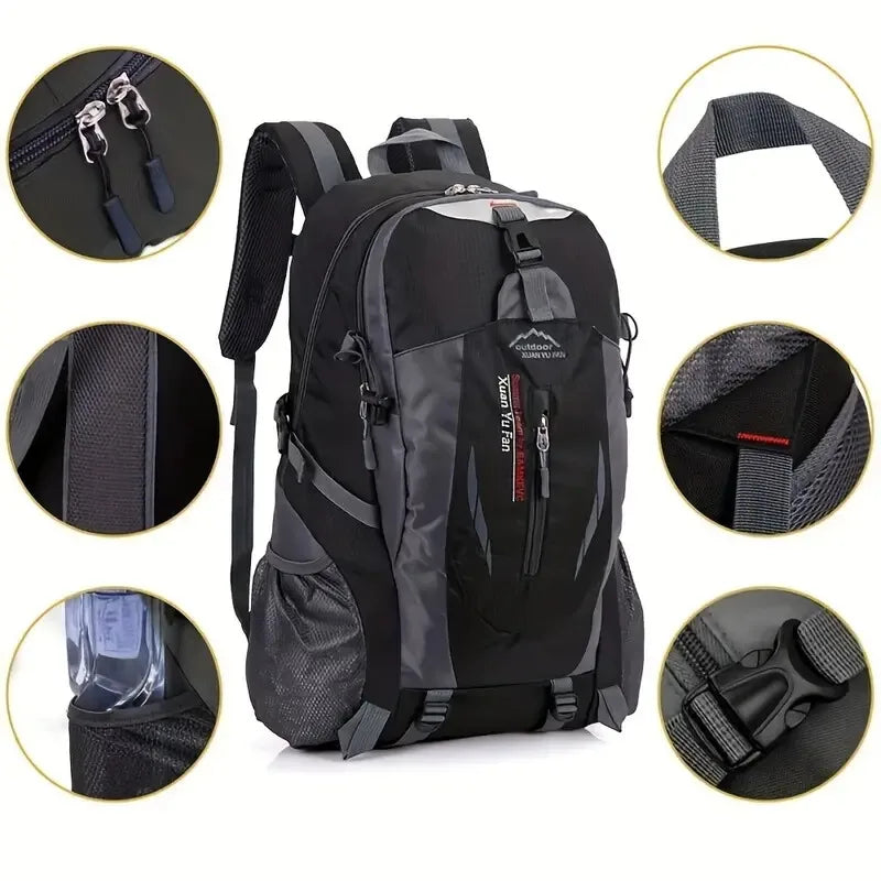 **Large Capacity Waterproof Hiking Backpack for Men - Lightweight Outdoor Travel Backpack for Camping, Trekking & Mountaineering | Durable Sports Daypack for Adventure & Daily Commute**