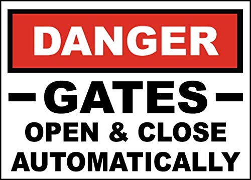 Safety & Warning Vinyl Stickers Bundle - 3 Pack Warehouse Signs (10