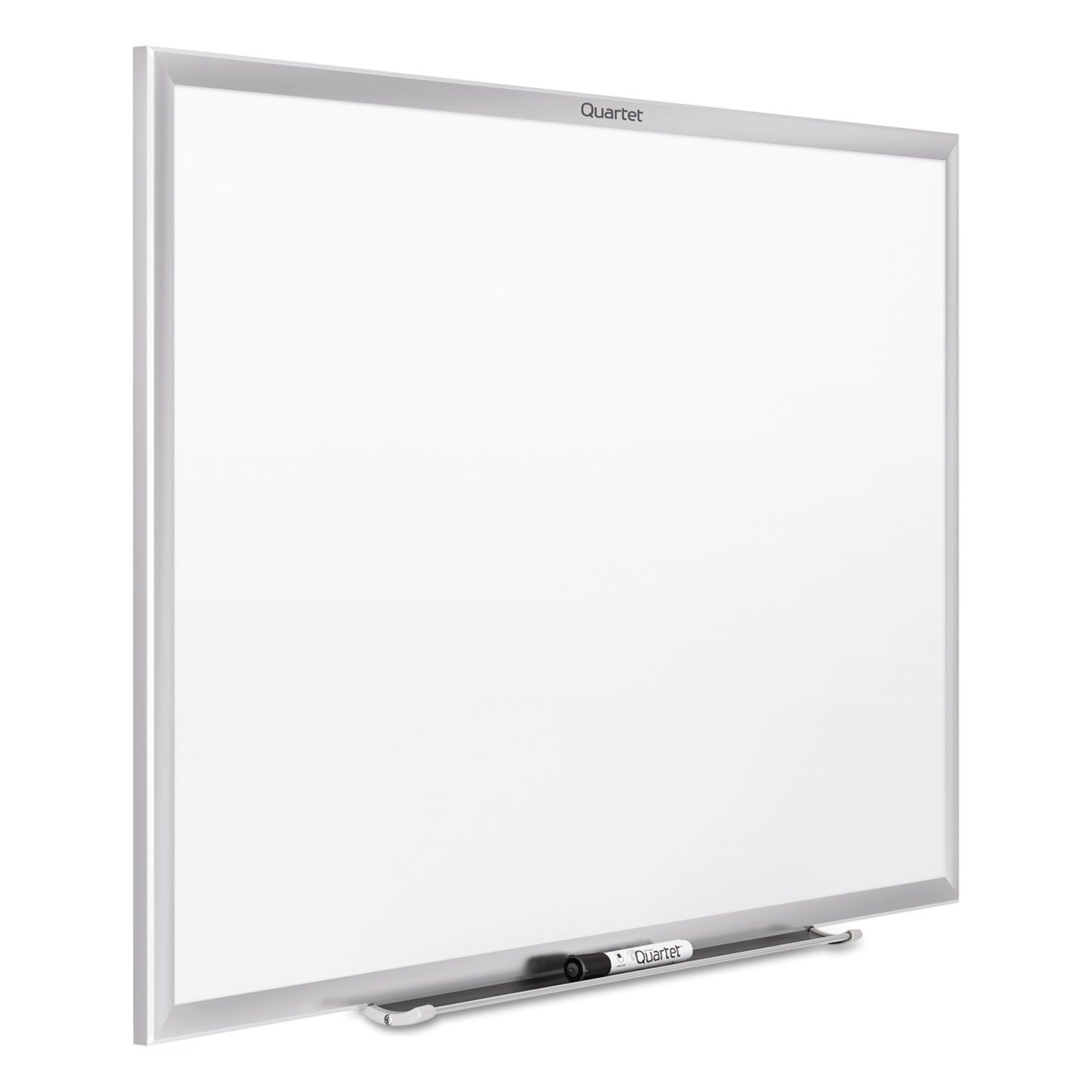 Quartet Magnetic Dry Erase White Board 48x36 Inches - Premium Nano-Clean Surface Resists Stains, Silver Aluminum Frame (SM534) - Perfect for Office Meetings, Classroom Teaching & Home Organization