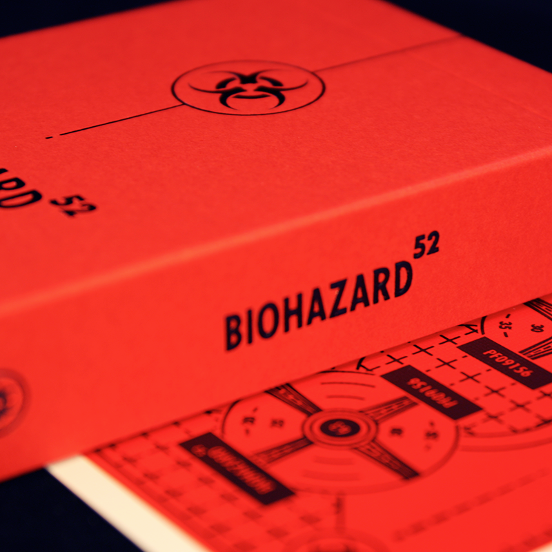Biohazard 52 Playing Cards - Unique Zombie-Themed Deck for Poker, Magic Tricks & Collectors | Perfect for Game Nights & Halloween Parties