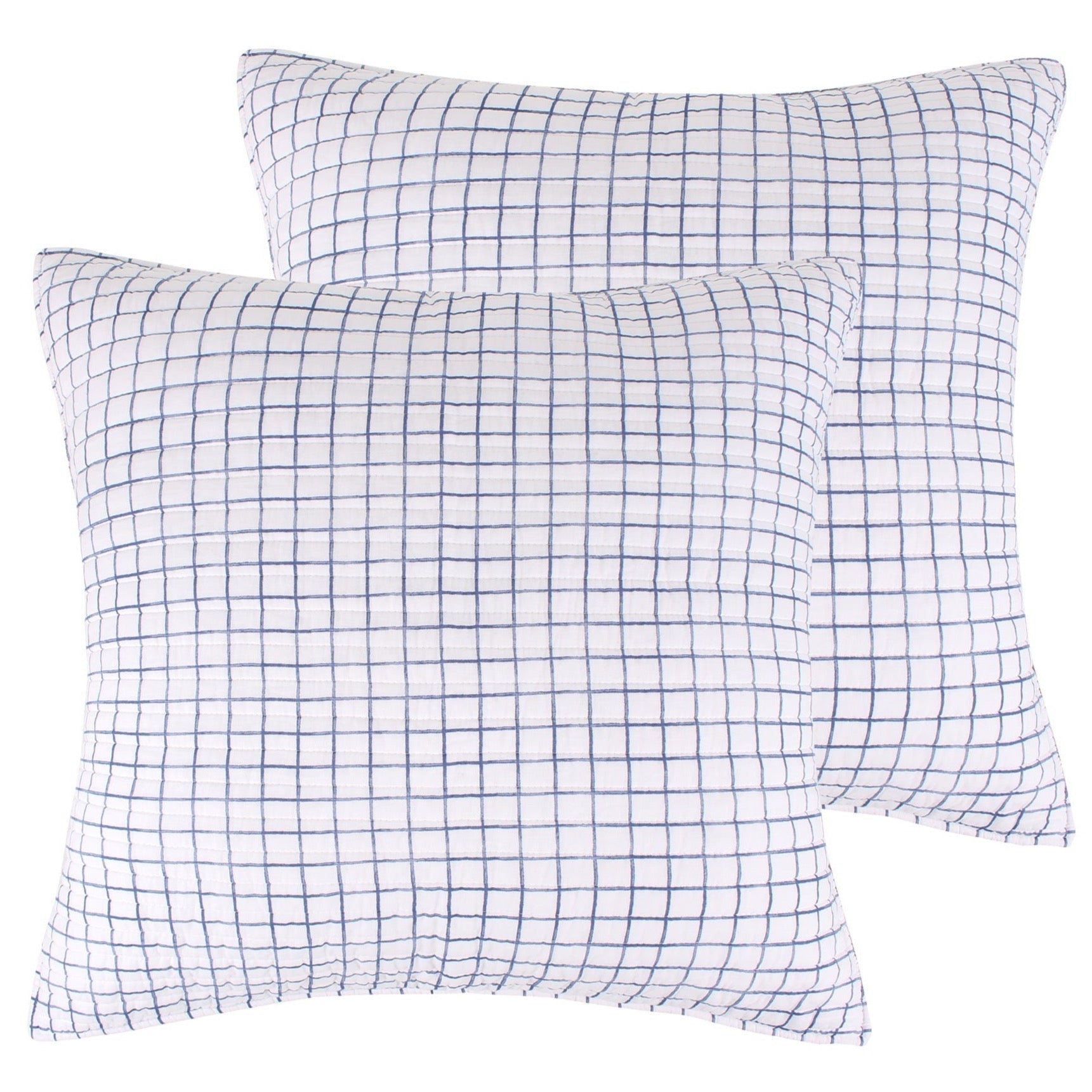 Riella Garden Euro Sham Set of 2 - Premium Decorative Pillow Covers for Bedroom & Living Room - Soft Luxury Pillowcases for Home Decor & Interior Design