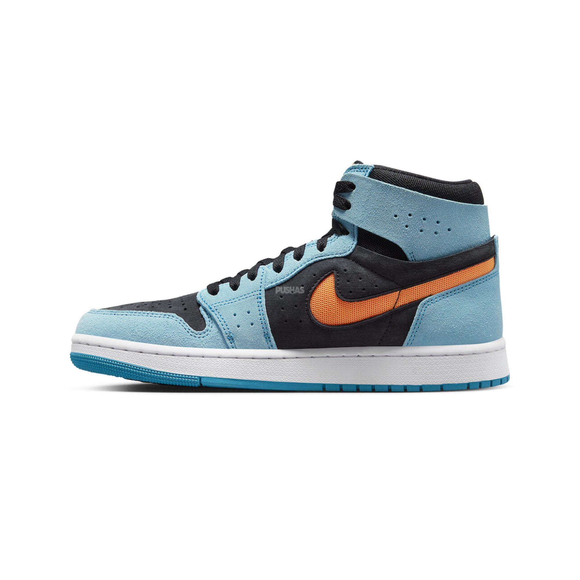 Air Jordan 1 Zoom CMFT 2 'Bleached Aqua Bright Citrus' Basketball Shoes (2023) - Men's Sneakers for Running, Gym & Streetwear Fashion
