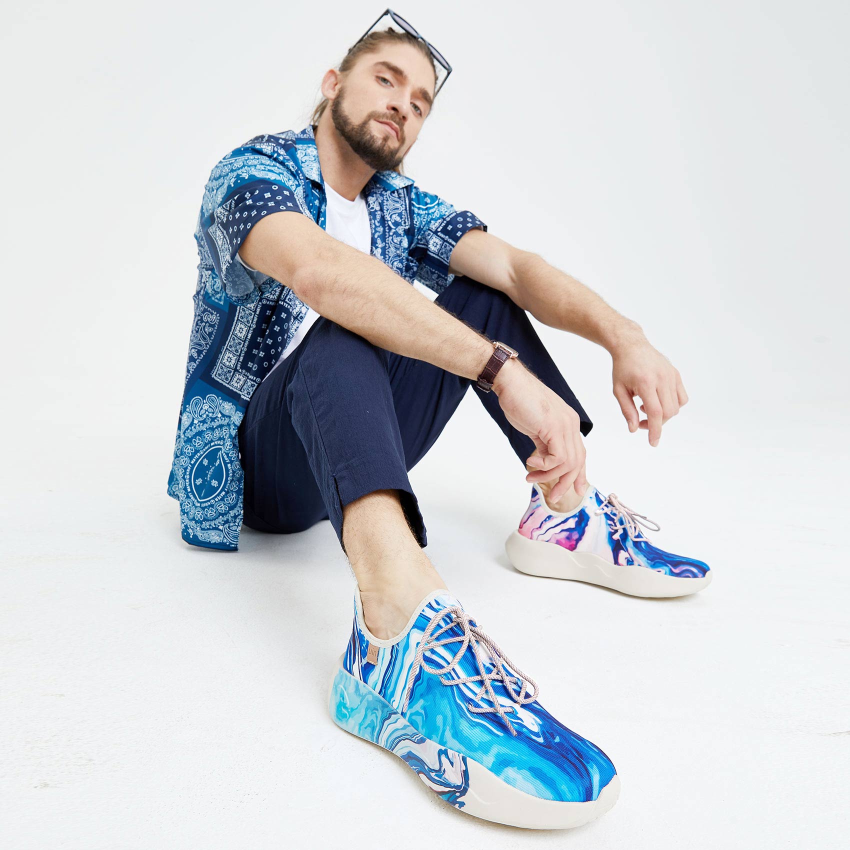Milky Way San Sebastian II Men's Casual Sneakers - Comfortable Walking Shoes for Men - Lightweight Breathable Running Shoes - Perfect for Gym, Workout, and Daily Wear