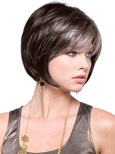 Rene of Paris Audrey Wig - Dark Chocolate Short 6