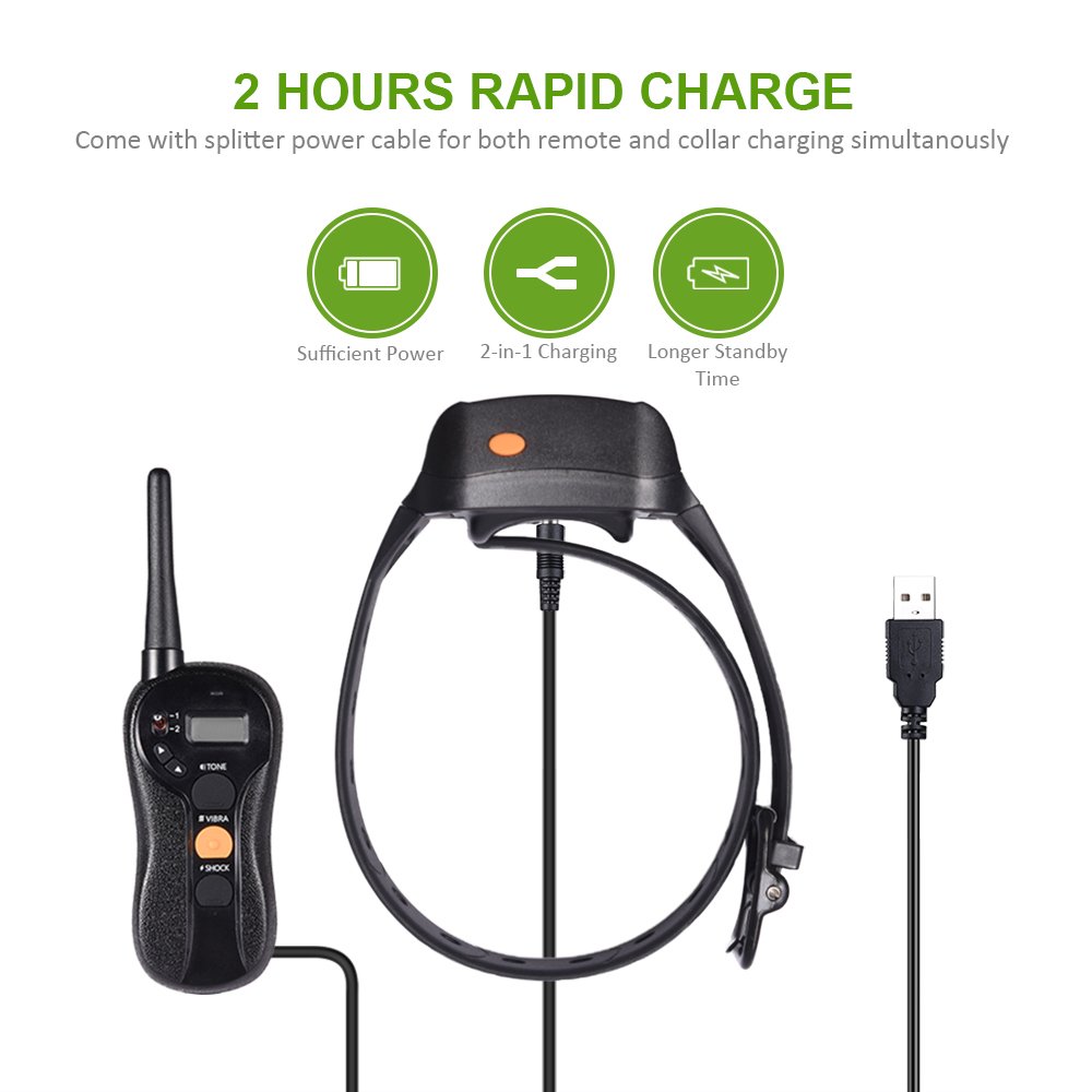 **No Shock Vibration Collar for Dogs - 1980ft Remote, IPX7 Waterproof, Rechargeable Training Collar for Small to Medium Dogs (22-88lbs) - Perfect for Deaf Dogs & Blind Operation - Ideal for Obedience Training, Bark Control & Outdoor Adventures**