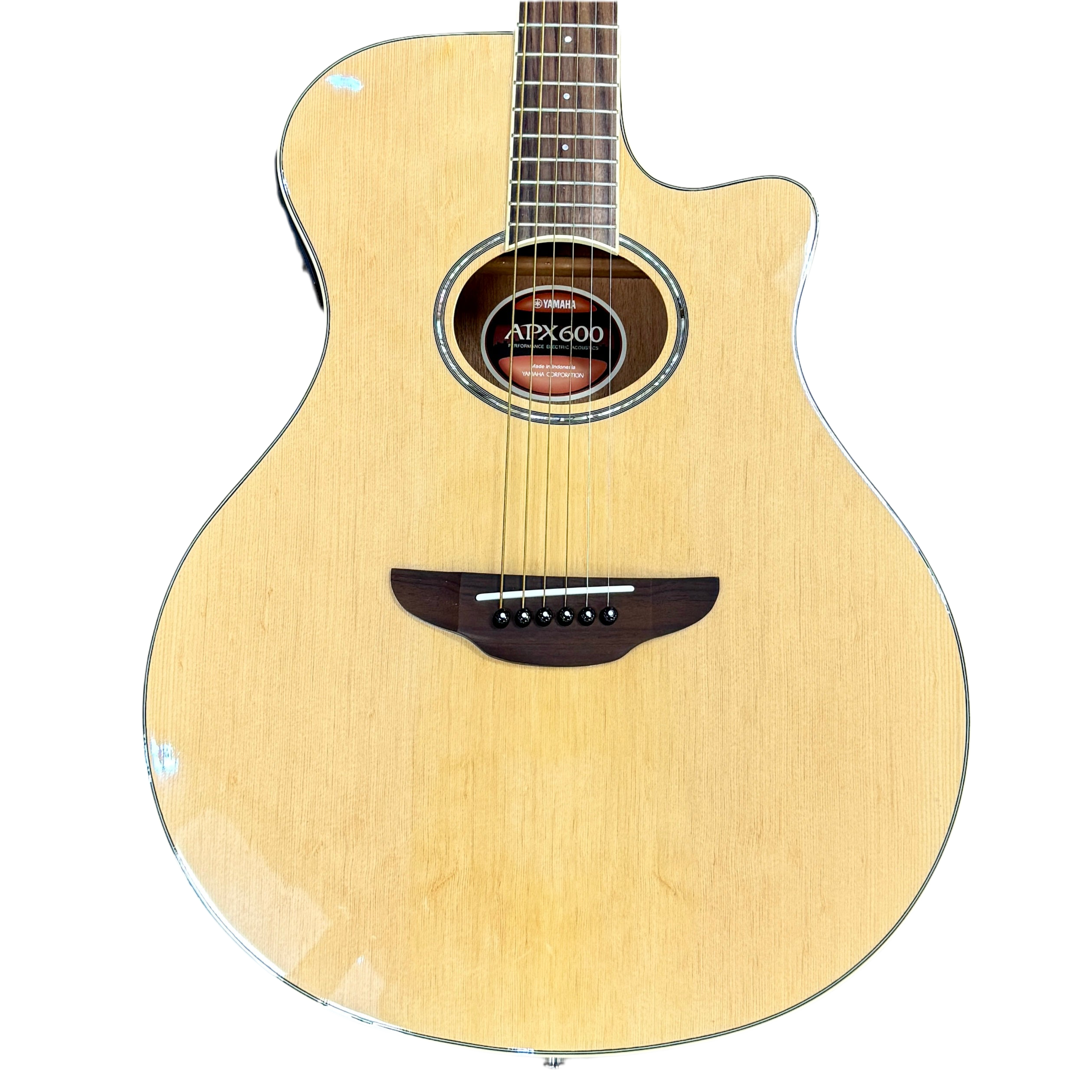 Yamaha APX600 Thin Body Acoustic Electric Guitar with Cutaway - Perfect for Live Performances & Studio Recording