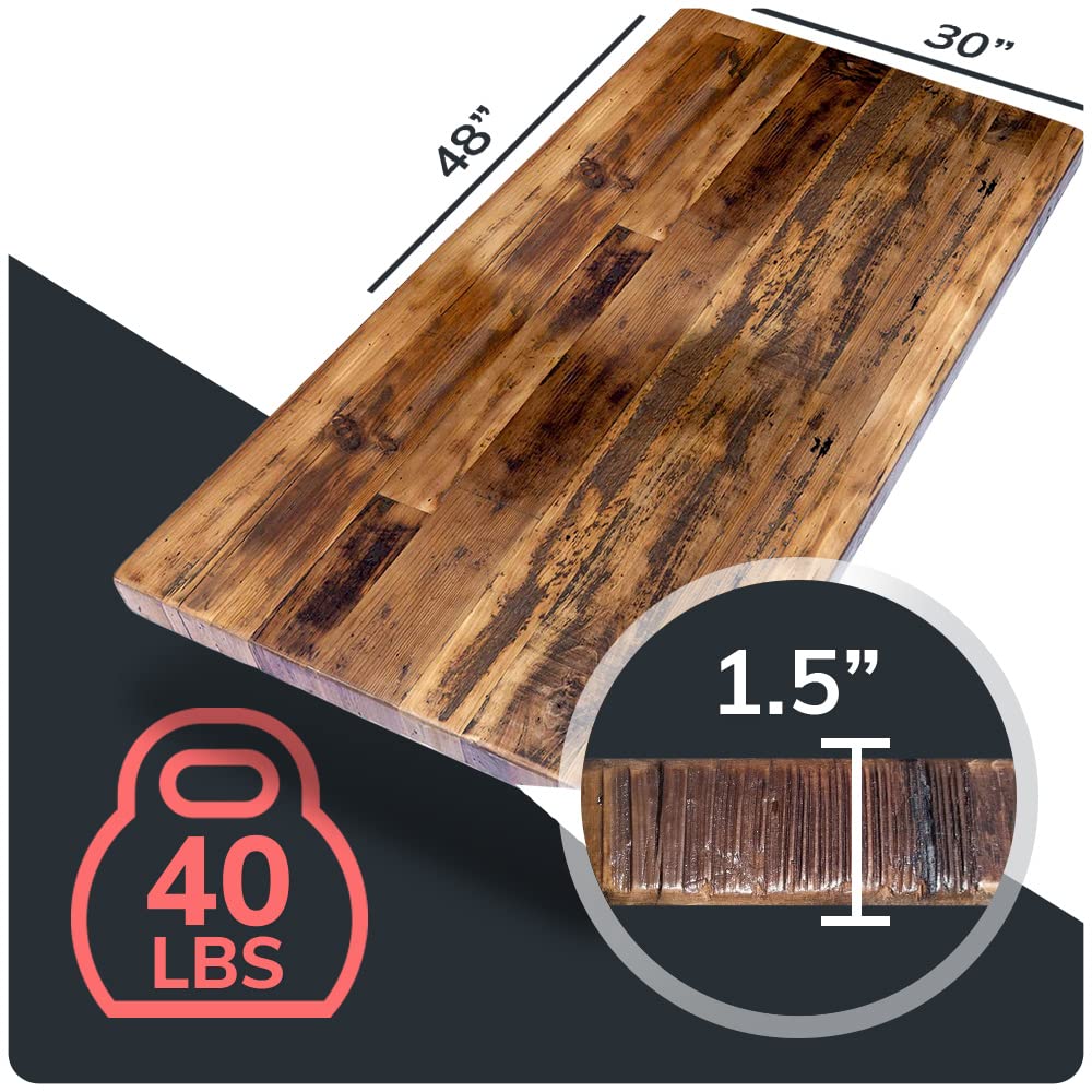 Reclaimed Wood Table Top - 30