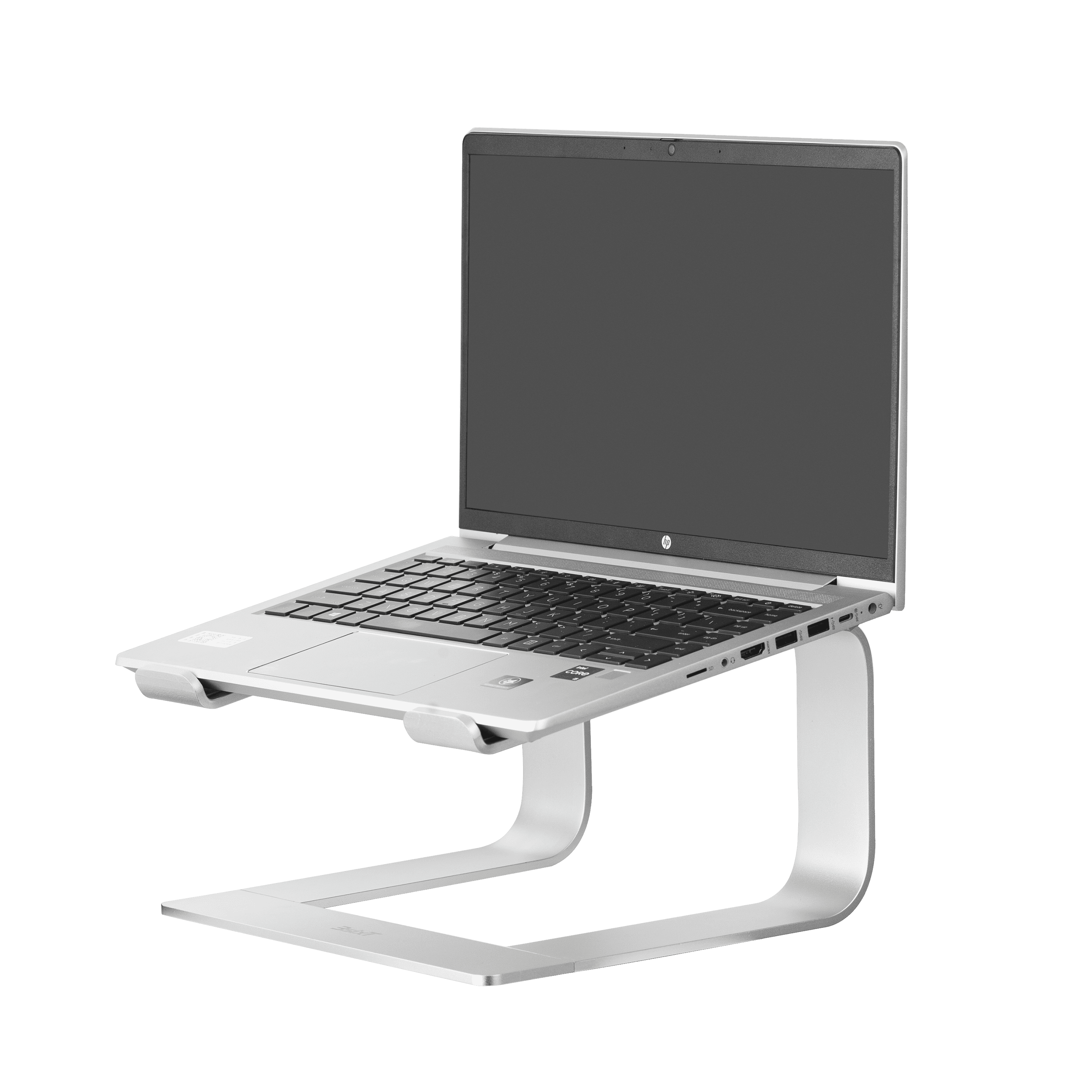 3sixT Adjustable Silver Laptop Stand - Ergonomic & Portable for Home, Office, and Travel Use