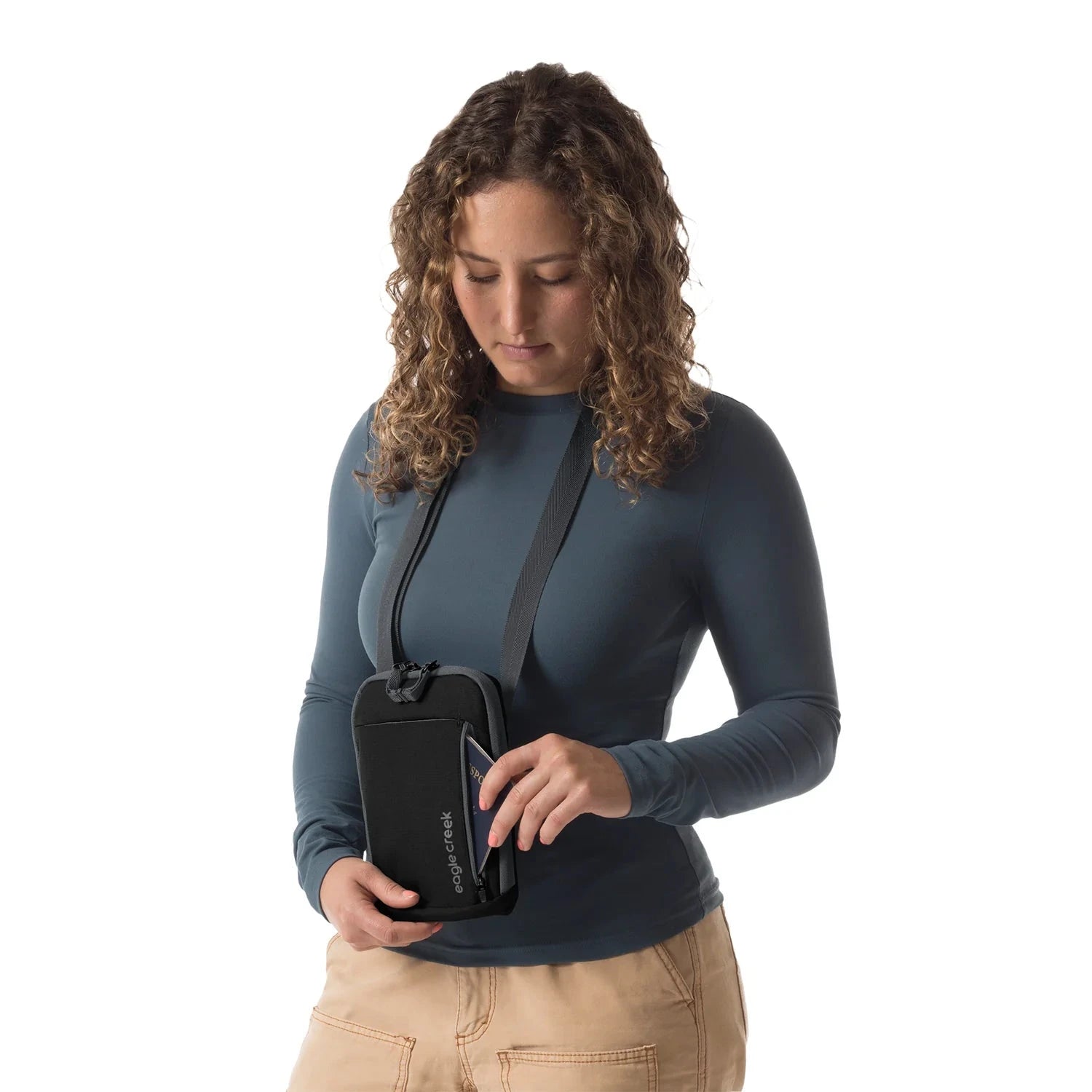 Eagle Creek RFID Blocking Crossbody Bag - Secure Travel & Everyday Anti-Theft Purse for Women & Men - Perfect for Commuting, Shopping & City Exploration