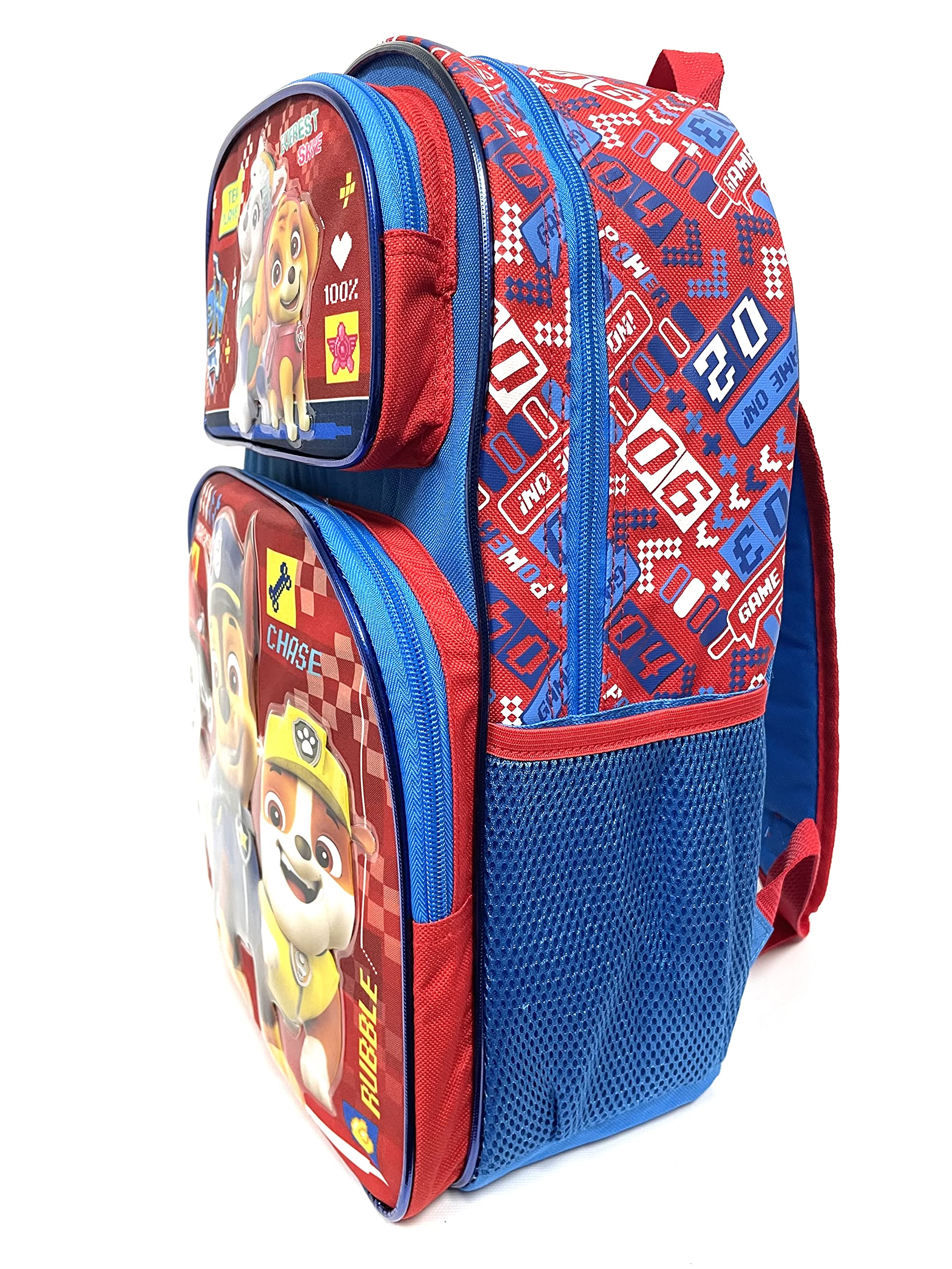 PAW Patrol Kids Large School Backpack for Boys & Girls - Durable Spacious Bookbag with Adjustable Straps - Perfect for School, Travel & Daily Use