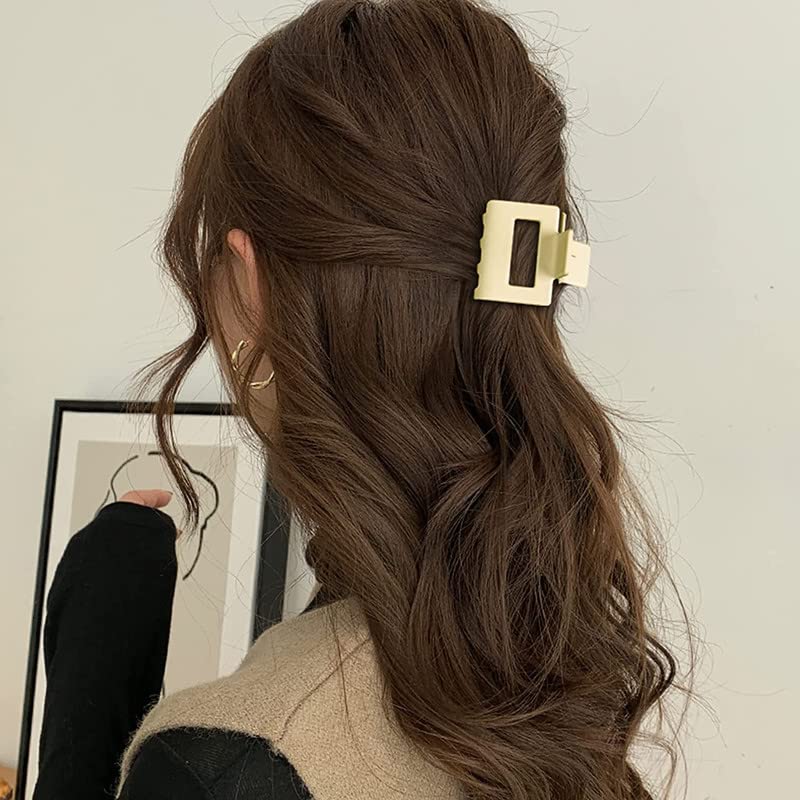 FAMEZA 8-Piece Small Hair Claw Clips Set for Women & Girls - Mini Hair Clips with Strong Hold, Matte Finish (2 Styles) - Perfect for Thin & Thick Hair - Great for School, Work, Gym & Everyday Styling