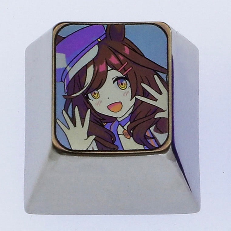 Matikanetannhauser 1U Titanium Alloy Custom Keycap - Durable Metal Mechanical Keyboard Keycap for Gaming & Typing | Perfect for PC, Mac & Custom Keyboards