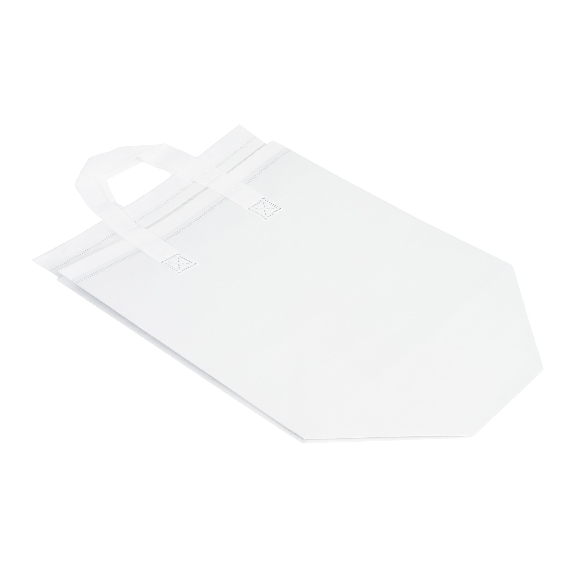 Premium White Insulated Takeout Food Bags - Tamper Evident, 10.25
