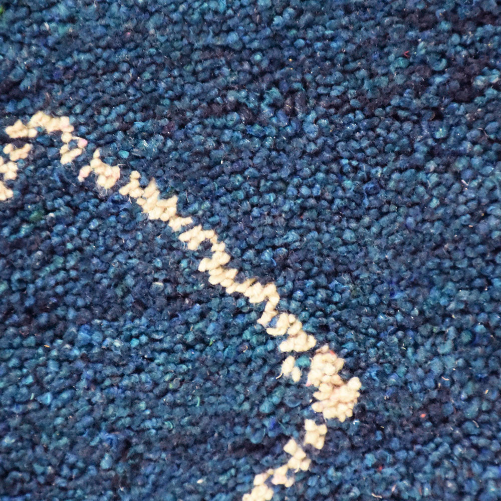 Handmade Artistry Hand Knotted Wool Rug - Bohemian Style Area Rug for Living Room, Bedroom & Home Decor