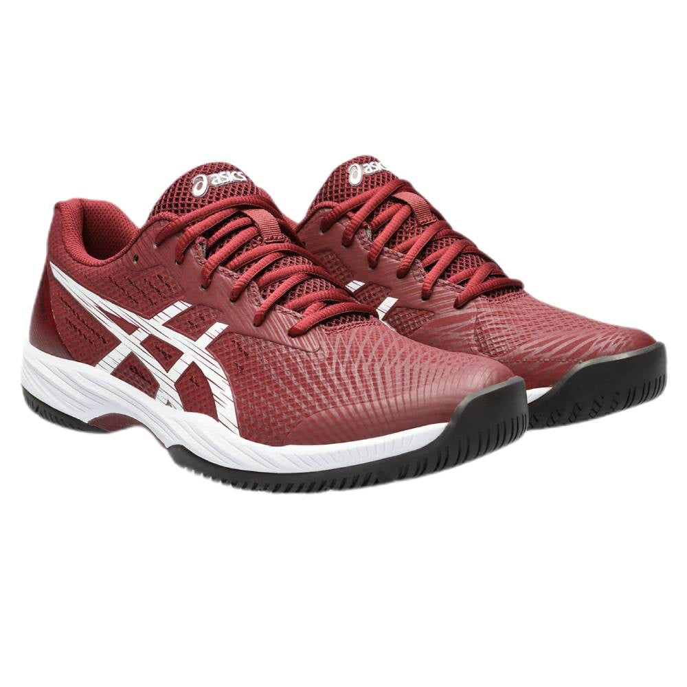 ASICS Gel-Game 9 Men's Tennis Shoes - Lightweight Performance Court Shoes for Men with Shock Absorption (Red/White) - Perfect for Competitive Tennis Matches & Casual Court Play