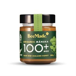 Pure Manuka Honey MGO 100+ by BeeMade - Raw Organic New Zealand Honey for Immune Support, Digestion & Wellness - Perfect for Tea, Toast & Natural Remedies