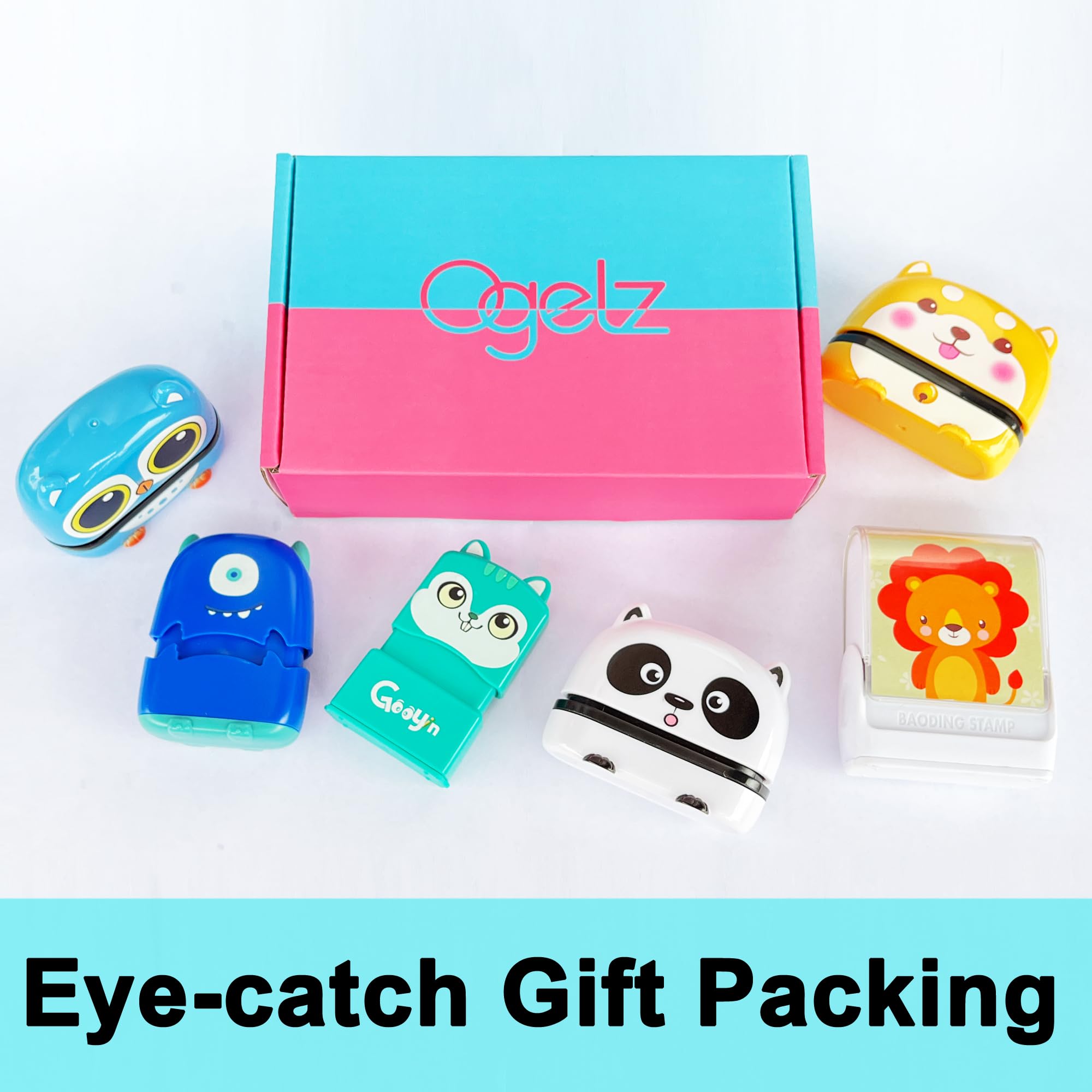 Personalized Name Stamp for Kids Clothes - Custom Washable & Dryer Safe Clothing Labels - Cute Panda Design for Daycare, Preschool & Nursing Home - Perfect for Organizing Baby Clothes & School Uniforms