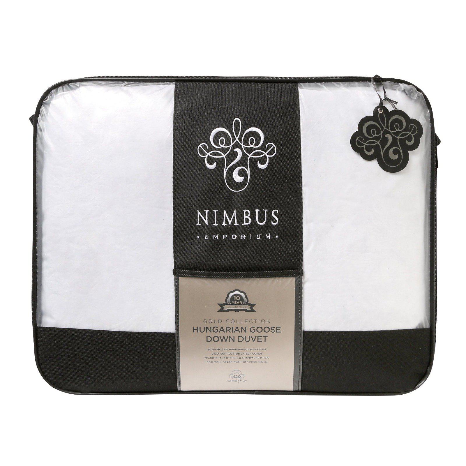 Premium Nimbus Gold 100% Hungarian Goose Down Comforter - All-Season Luxury Bedding for Hotels, Guest Rooms & Master Bedrooms