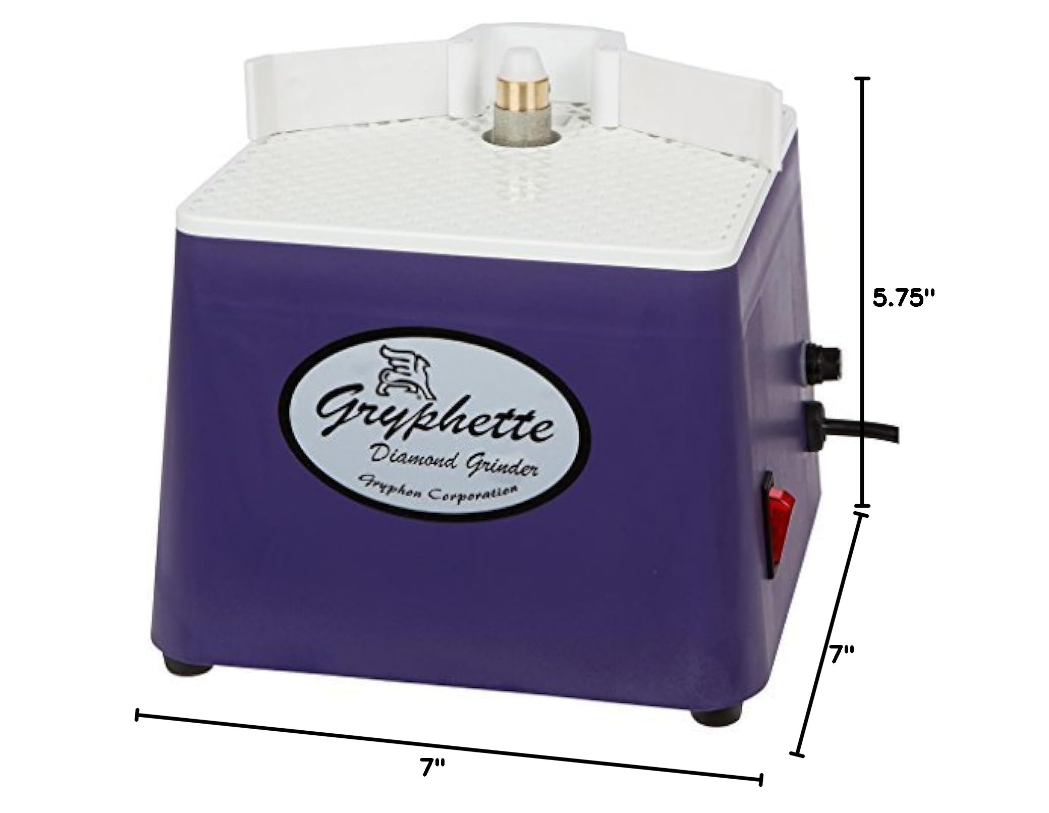 Gryphon Gryphette Professional Stained Glass Grinder - Perfect for Glass Art, Mosaics & DIY Craft Projects
