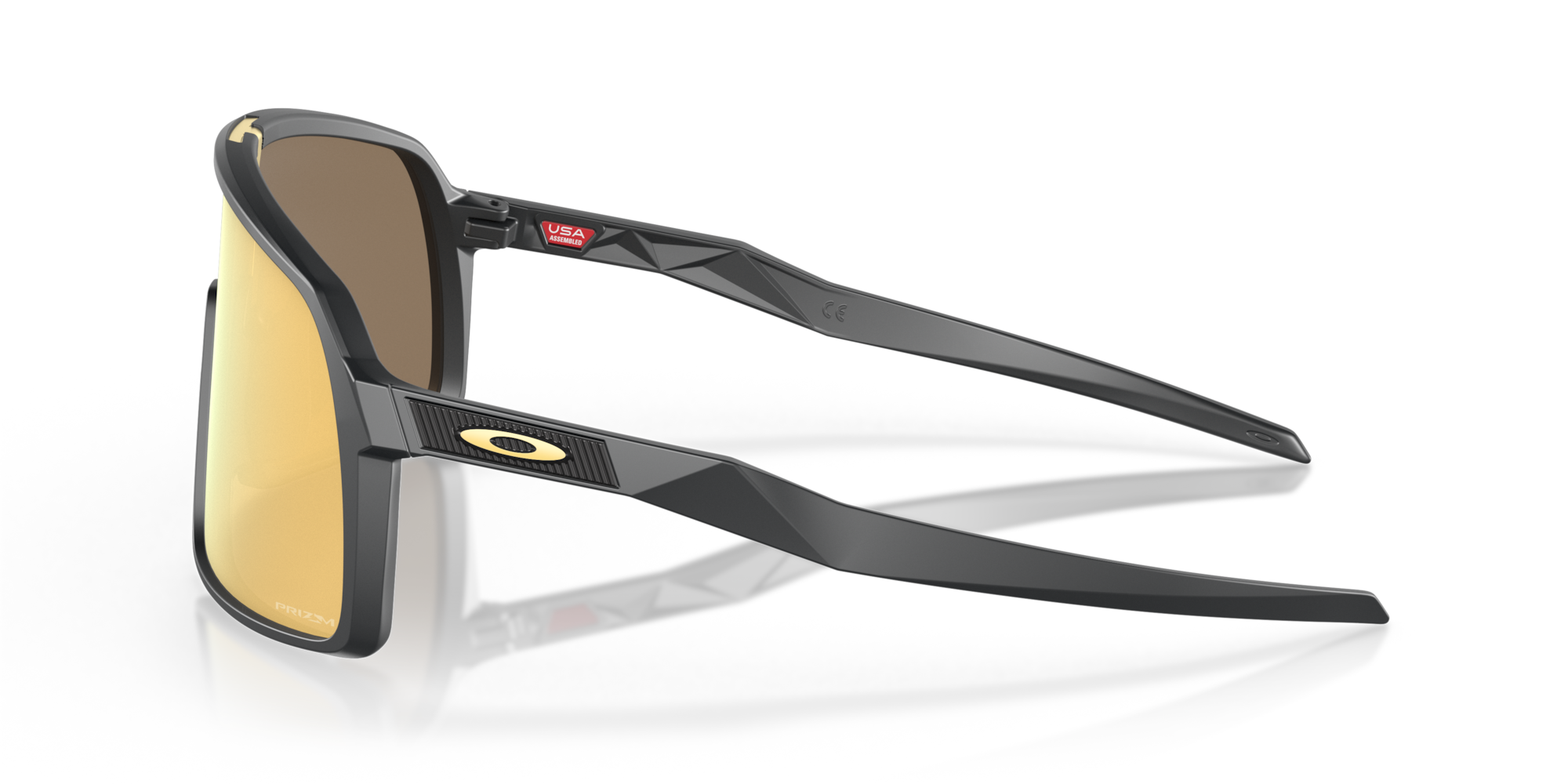 Sutro Sunglasses with Matte Carbon Frame & Prizm 24K Lenses - UV Protection for Running, Cycling & Outdoor Sports