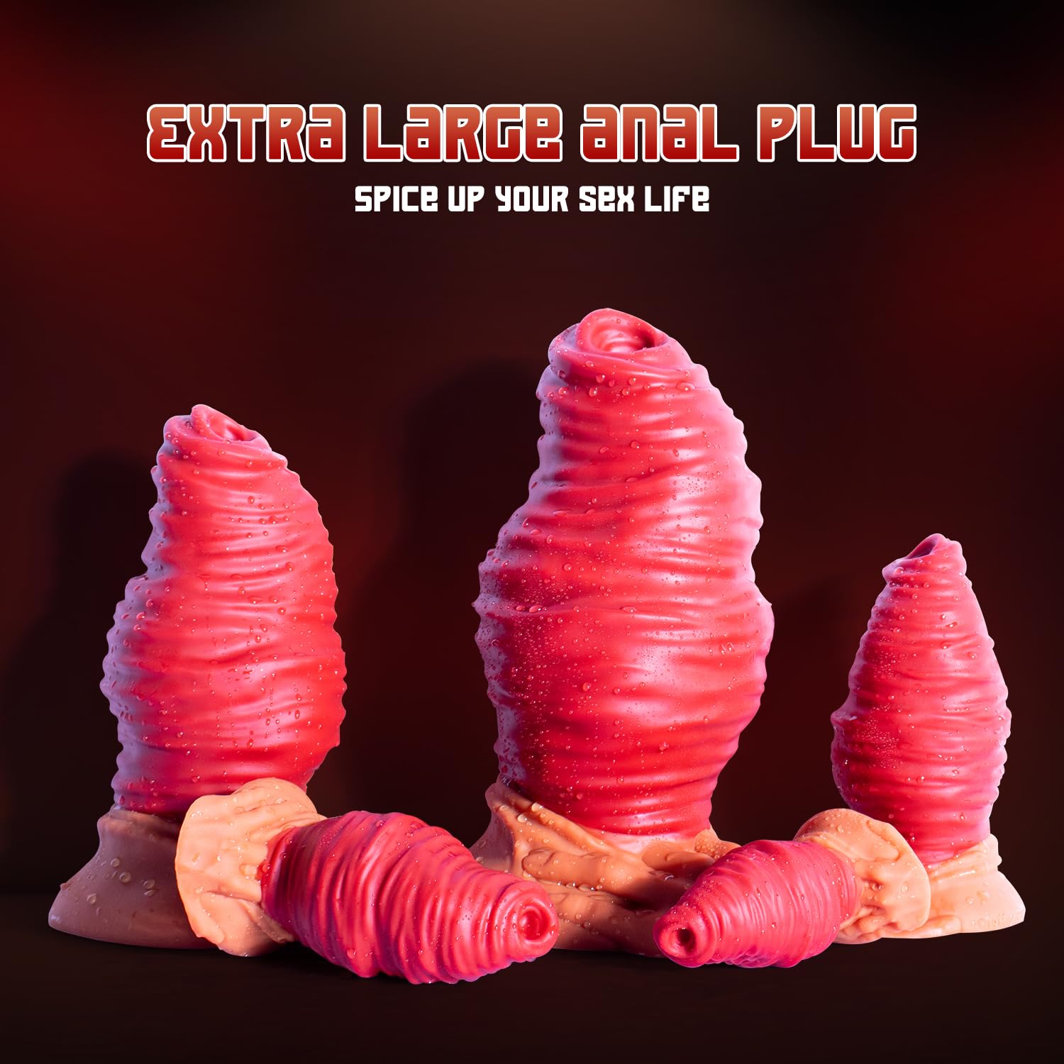 Premium Anal Plug Sex Toy for Women - Dual Texture 
