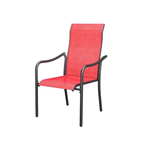 High-back Red Fabric