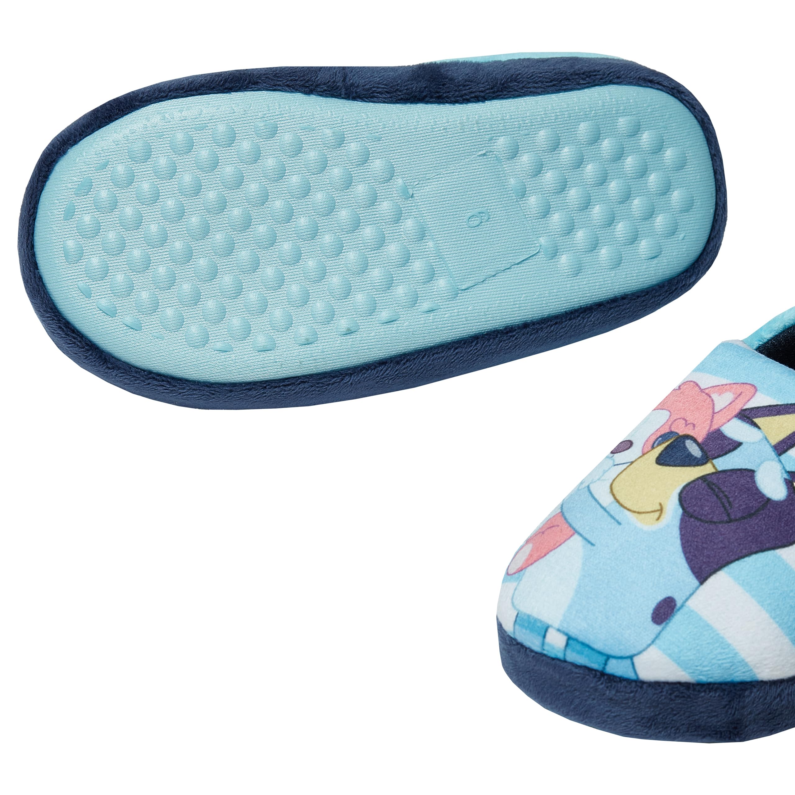 Bluey Slippers for Boys - Soft & Comfortable Kids House Shoes with Non-Slip Sole - Perfect for Indoor Play, Lounge & Cartoon Character Fans