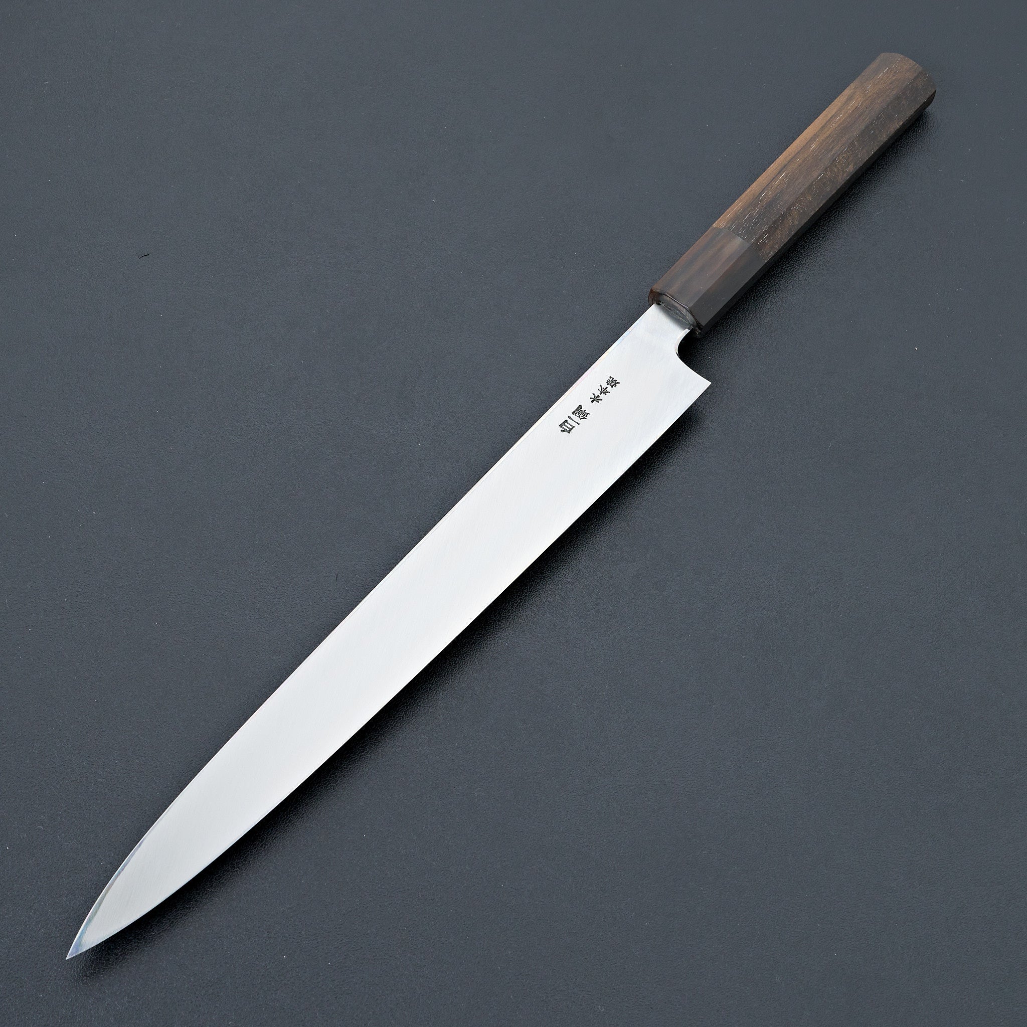 Premium Hitohira Togashi White #1 Notaremon Mizu Honyaki Yanagiba 300mm Sushi Knife - Taihei Ebony Handle with Saya - Perfect for Sushi Chefs & Japanese Cuisine Preparation