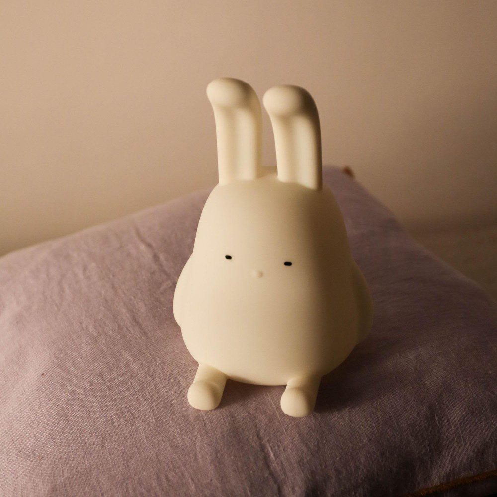 DESIGNSTUFF Bunny Night Light - Soft Glow LED Nursery Lamp for Kids Room, Baby Bedroom Decor, Cute Animal Nightlight for Sleep & Relaxation | Perfect Gift for Newborns & Toddlers