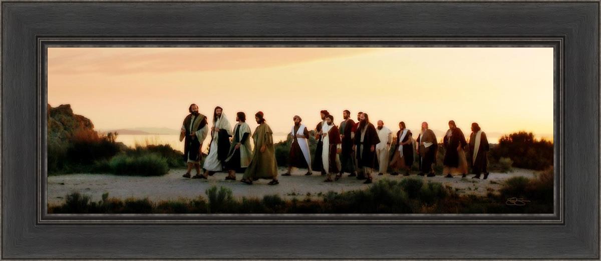 Follow Him - Christian Bible Verse Wall Art for Home & Church Decor - Perfect for Living Room, Bedroom, and Sunday School Inspirational Decorations