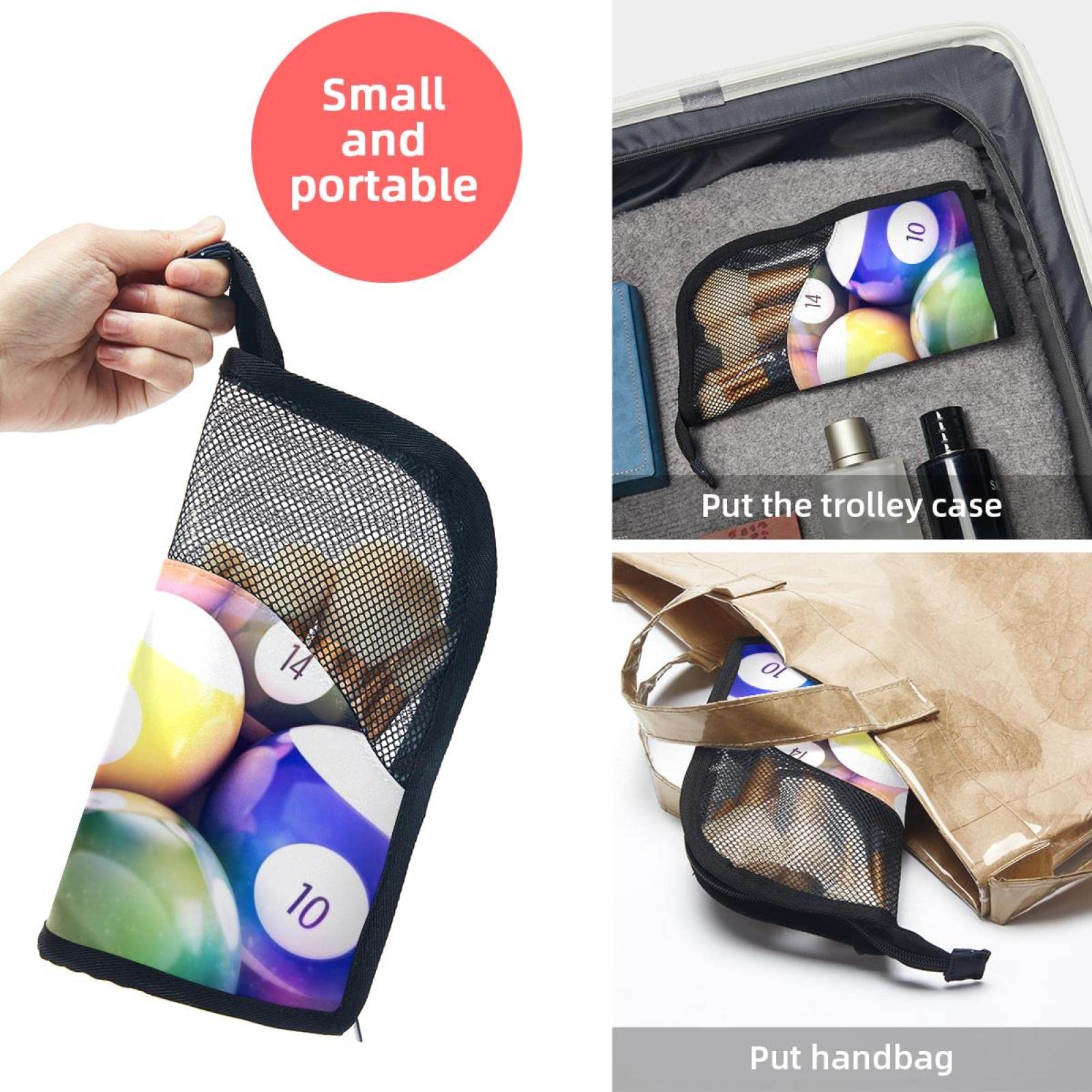 12-Piece Makeup Brush Organizer Bag - Portable Cosmetic Brush Holder Case for Travel & Storage | Ideal for Makeup Artists, Gym, Pool & Outdoor Activities
