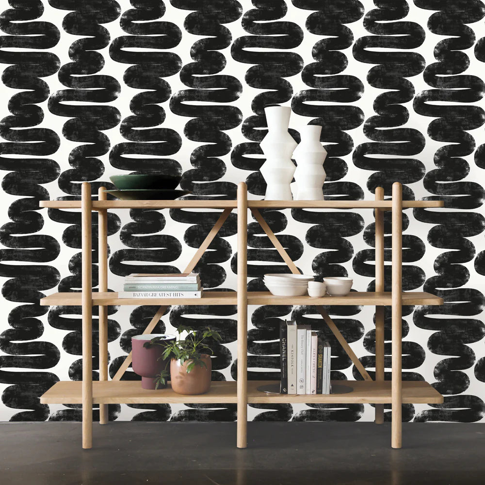 Bobby Berk Wiggle Room Peel and Stick Wallpaper - Removable Self-Adhesive Wallpaper for Bedroom, Nursery & Home Decor