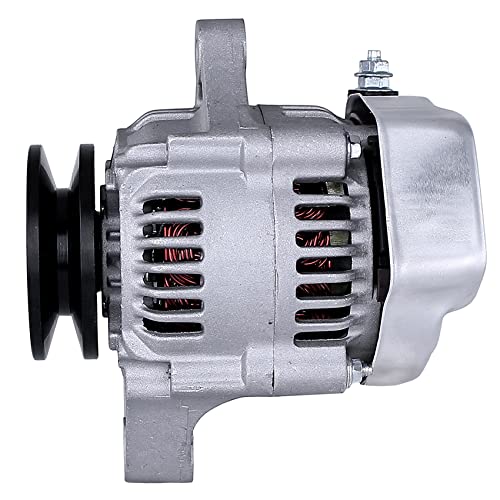 New 12V 40Amp Alternator Compatible with John Deere Tractor Models 3235, 4010 - Part Numbers 100211453, 9660218453 - High Performance Replacement for Agricultural Equipment & Heavy Duty Machinery