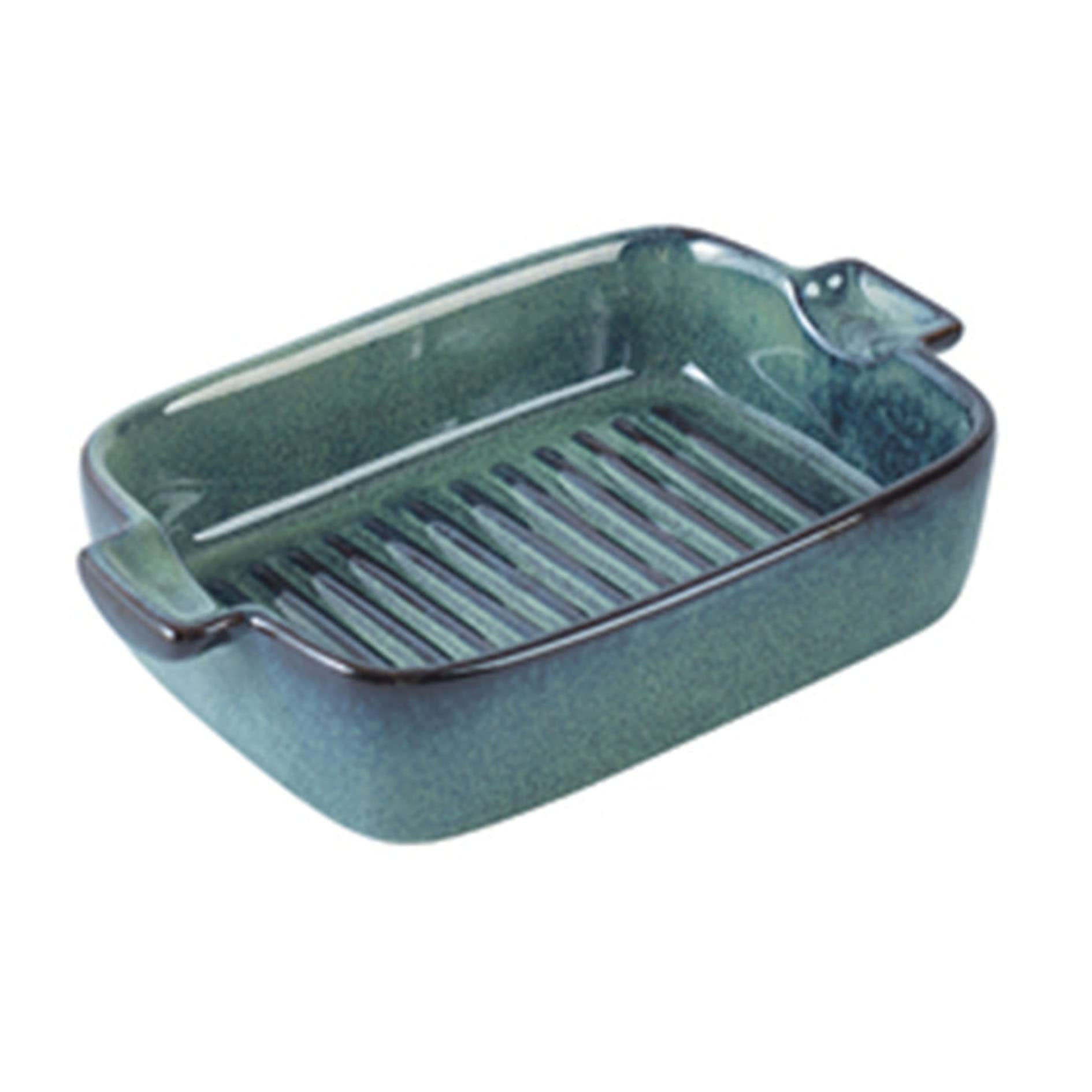Haifle Ceramic Pasta Bake Dish - Rectangle Porcelain Baking Pan for Oven, Lasagna, Casserole, Tapas & Pies | Microwave & Oven Safe | Perfect for Family Dinners, Holiday Meals & Entertaining Guests