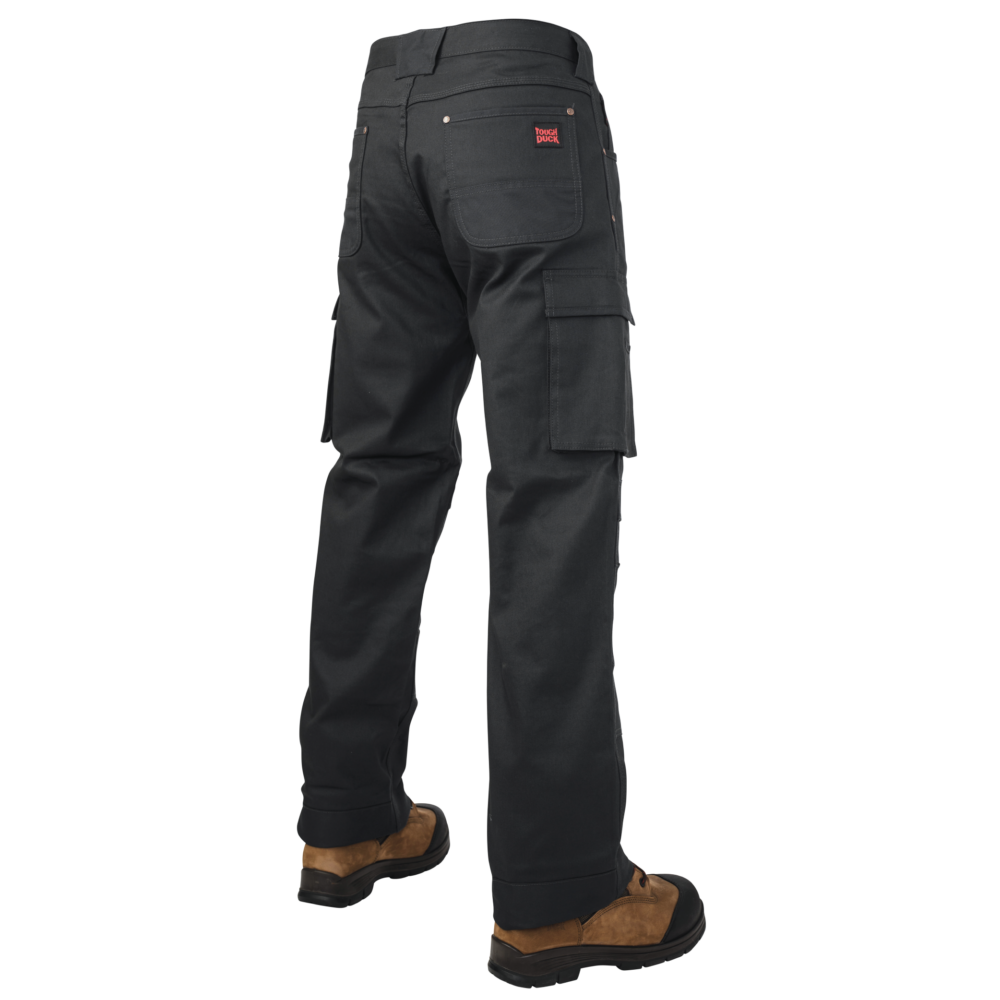 Tough Duck Relaxed Fit Flex Twill Carpenter Pants WP05 - Durable Work Pants for Construction & Carpentry | Comfortable Utility Pants for Outdoor Work & DIY Projects