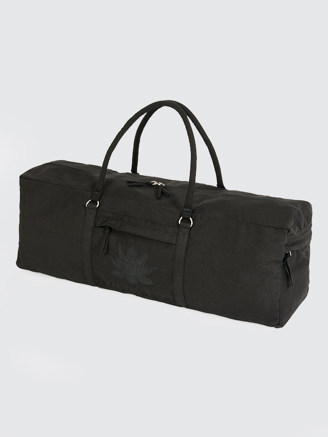 GOTS Certified Organic Cotton Yoga Bag - Eco-Friendly Yoga Equipment Storage for Studio & Travel - Perfect for Yoga Mats, Blocks, and Accessories